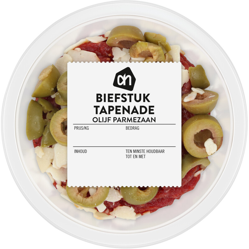 Een afbeelding van AH Biefstuk tapenade olijf parmezaan