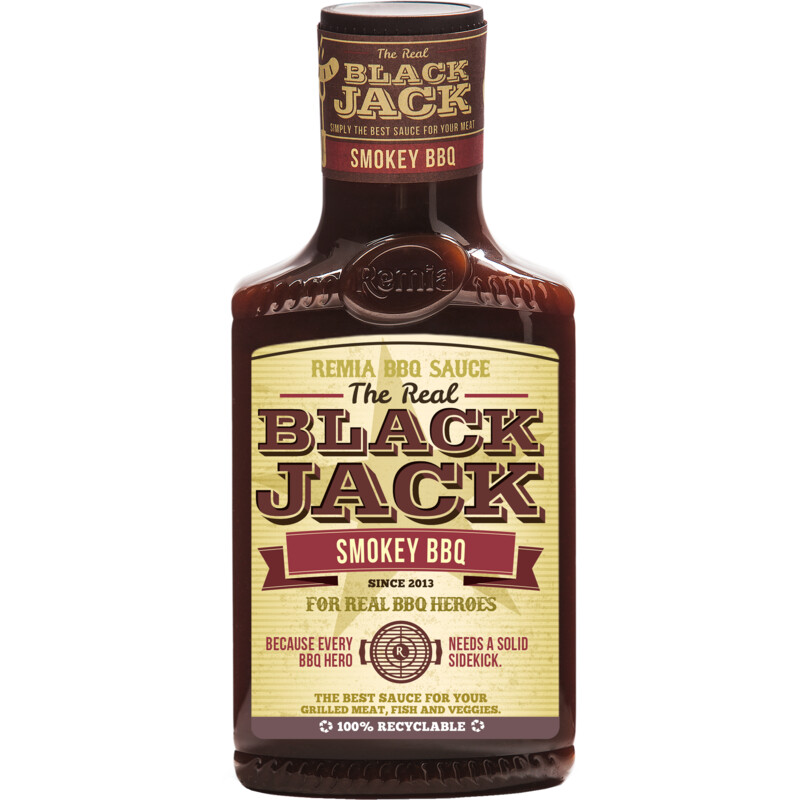 Een afbeelding van Remia Black Jack smokey bbq