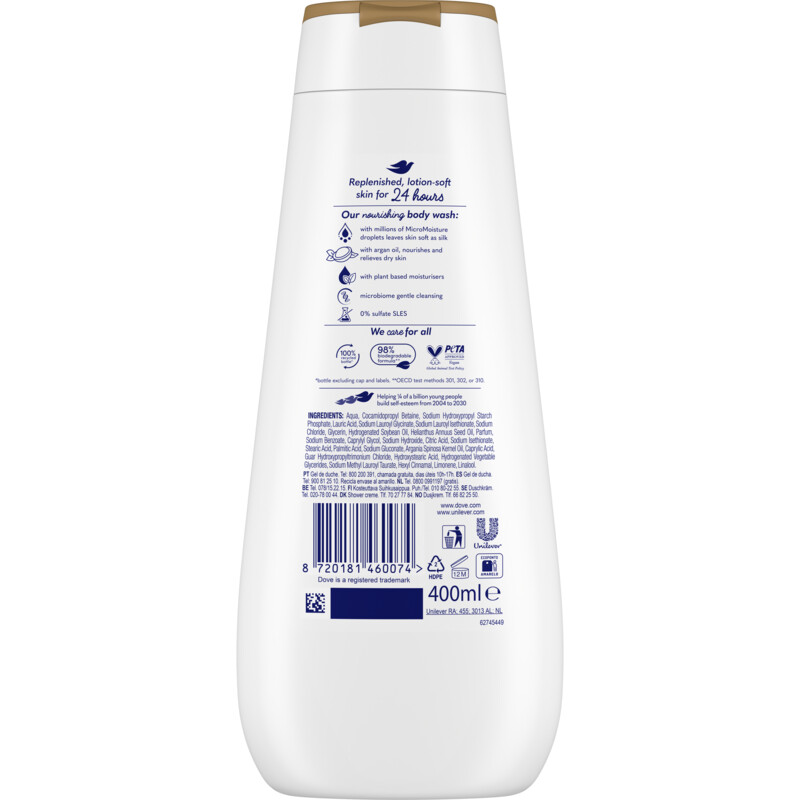 Een afbeelding van Dove Nourishing care douchegel