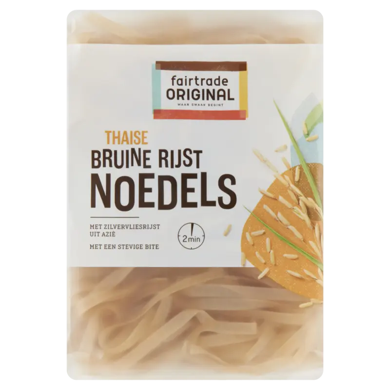 Fairtrade Original Thaise rijst noedels zilvervliesrijst
