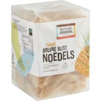 Een afbeelding van Fairtrade Original Thaise rijst noedels zilvervliesrijst
