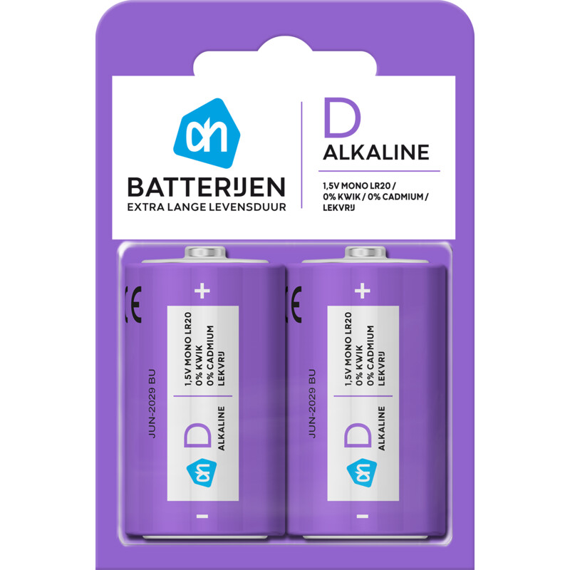 Een afbeelding van AH D alkaline batterijen