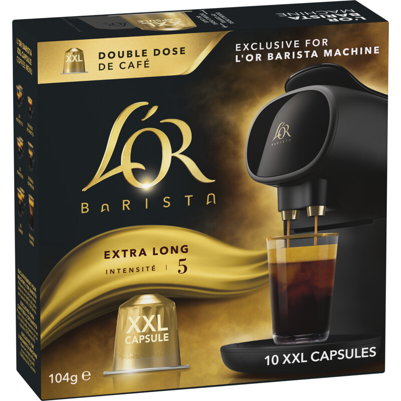 Een afbeelding van L'OR Barista extra long XXL capsules