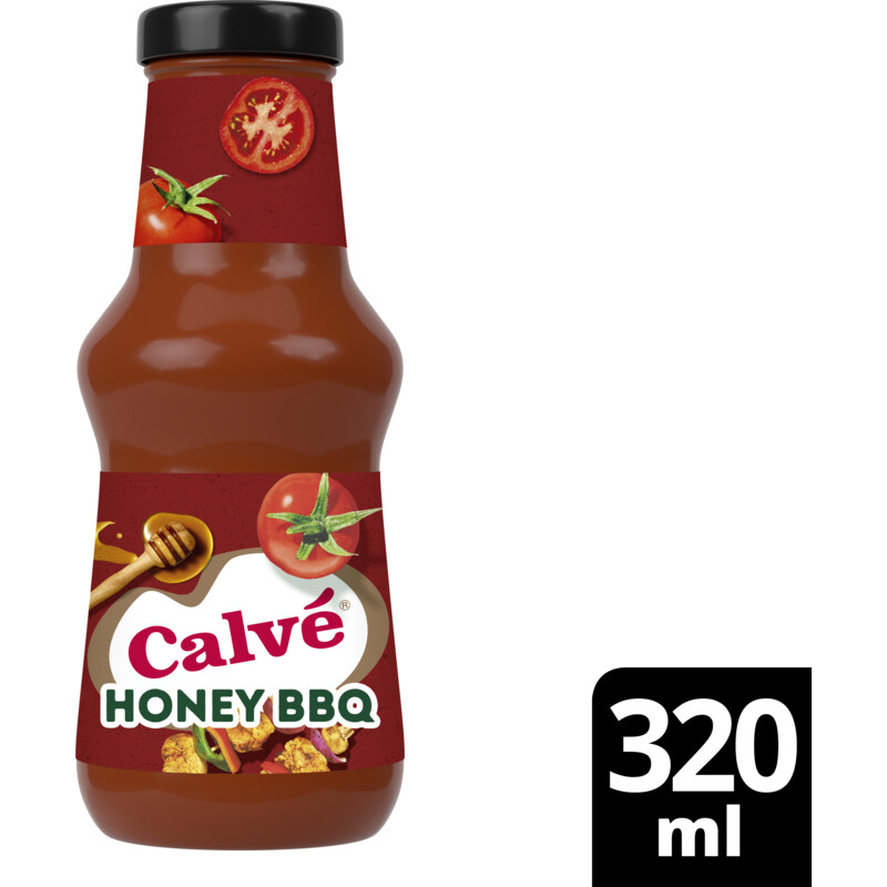 Een afbeelding van Calvé Honey BBQ saus