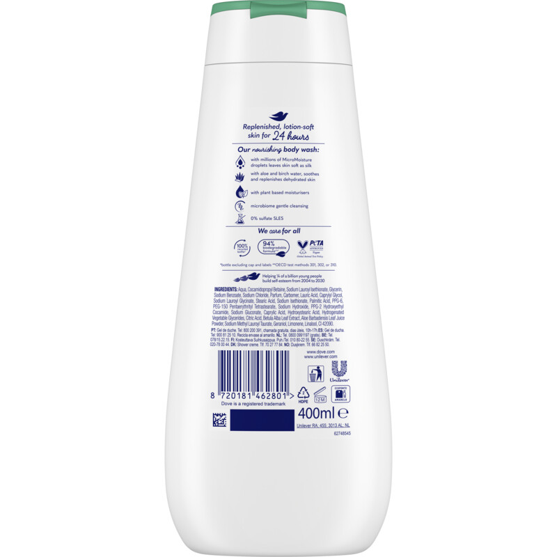 Een afbeelding van Dove Hydrating care douchegel