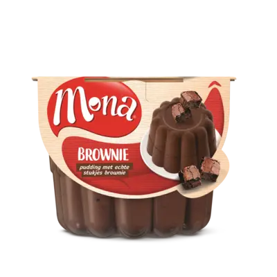 pdp-image-Mona Browniepudding met echte stukjes brownie