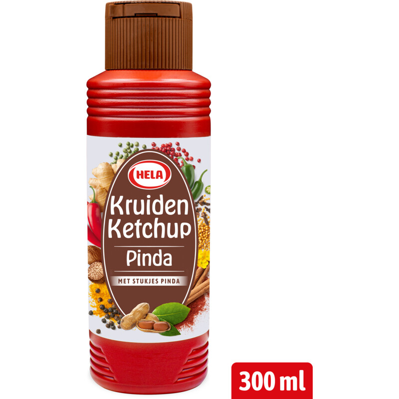 Een afbeelding van Hela Kruiden ketchup pinda