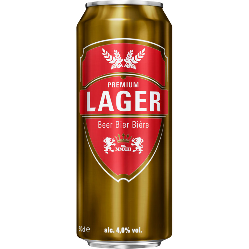 Een afbeelding van Premium Lager Premium lager 0,5lt blik