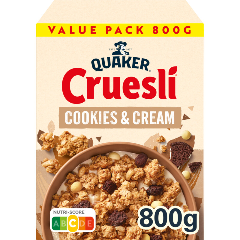 Een afbeelding van Quaker Cruesli cookies & cream