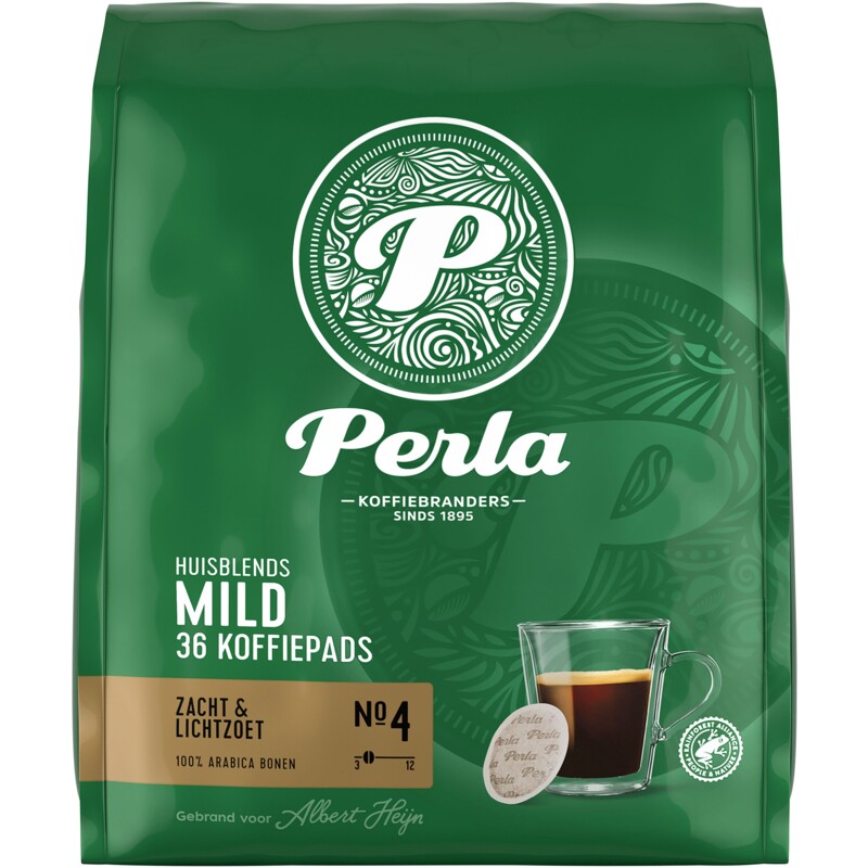 Een afbeelding van Perla Huisblends Mild koffiepads