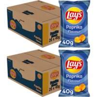 Een afbeelding van Lay's paprika chips mini zakjes doos