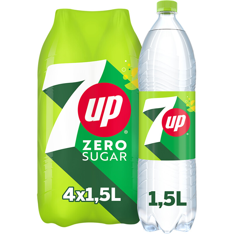 Een afbeelding van 7up Free lemon lime 4-pack