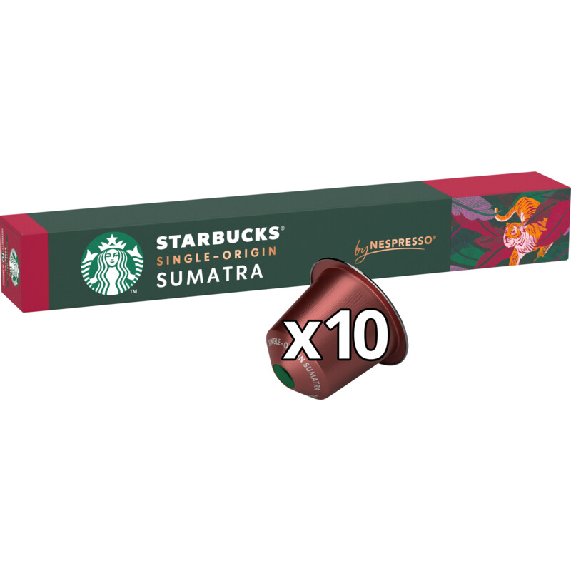 Een afbeelding van Starbucks Nespresso Sumatra capsules