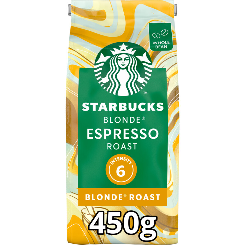 Een afbeelding van Starbucks Blonde espresso roast koffiebonen