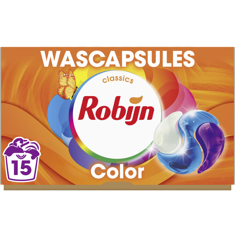 Een afbeelding van Robijn 3-in-1 Wascapsules color