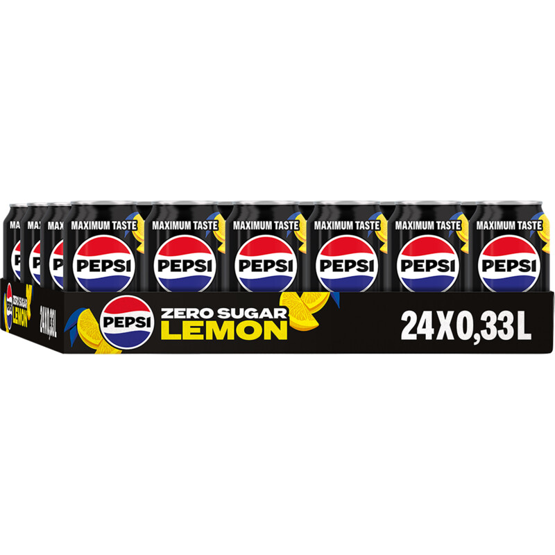 Pepsi Zero lemon 24pack bestellen Albert Heijn