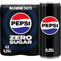 Een afbeelding van Pepsi Zero sugar 4-pack