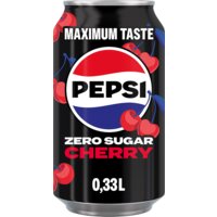 Een afbeelding van Pepsi Zero sugar cherry