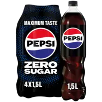 Pepsi Zero sugar cola 4-pack