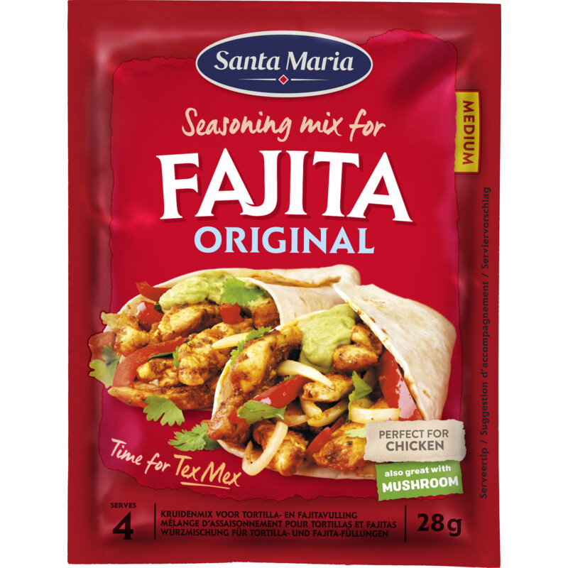 Een afbeelding van Santa Maria Kruidenmix fajita