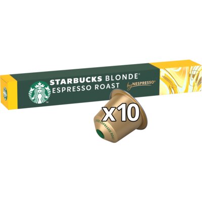 Starbucks blonde espresso roast hotsell