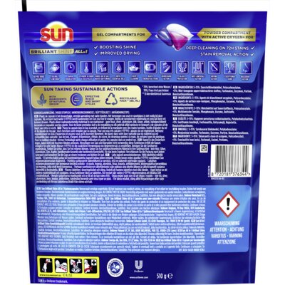 pdp-image-Sun Brilliant shine all-in-1 vaatwascapsules