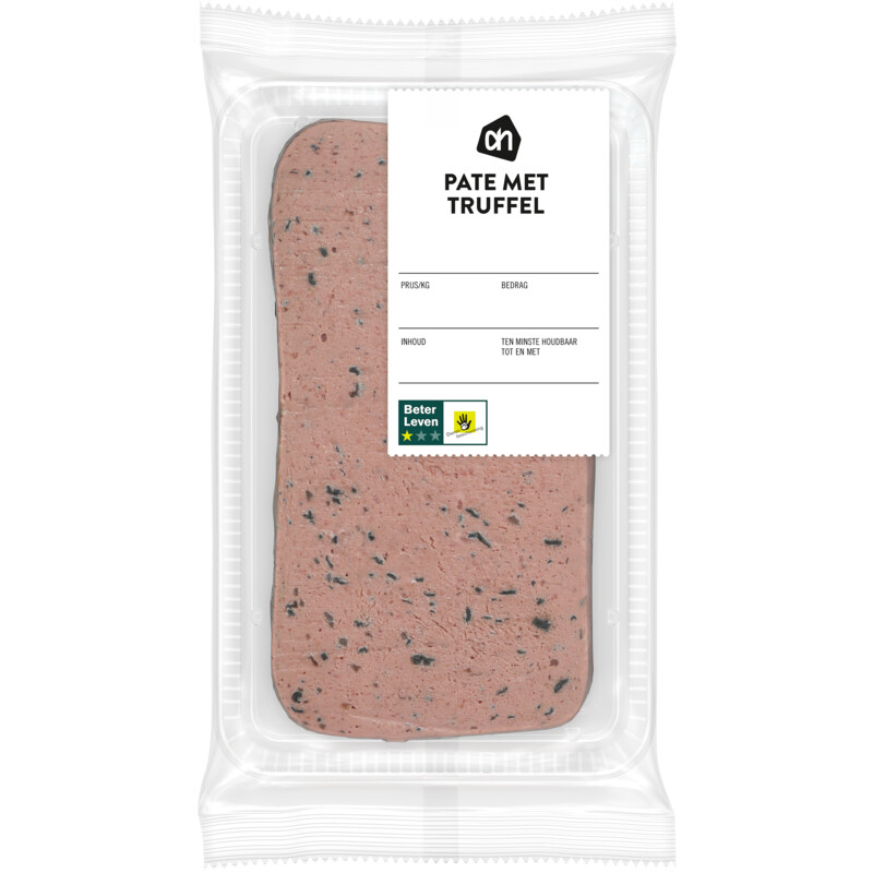 Een afbeelding van AH Paté met truffel