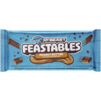 Een afbeelding van MrBeast Feastables peanut buttert chocolate