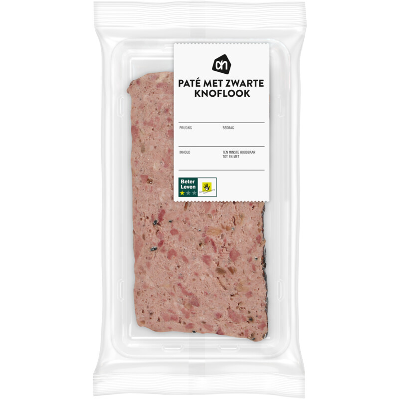 Een afbeelding van AH Paté met zwarte knoflook