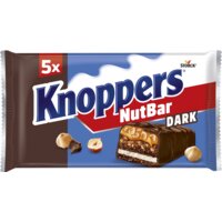 Een afbeelding van Knoppers Nutbar dark 5-pack
