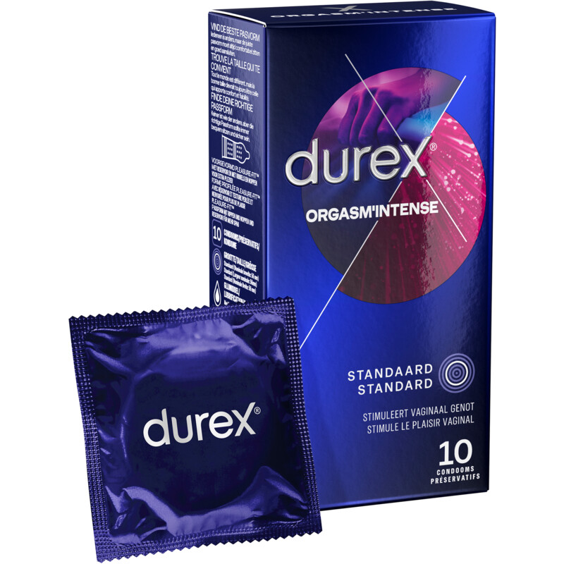 Een afbeelding van Durex Condooms orgasm intense met ribbels
