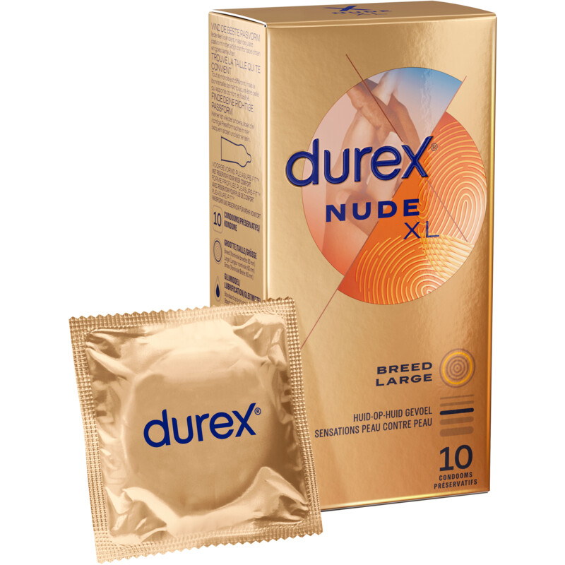 Een afbeelding van Durex Condooms nude XL