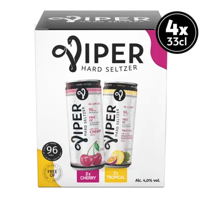 pdp-image-Viper Hard seltzer tropical cherry 4-pack