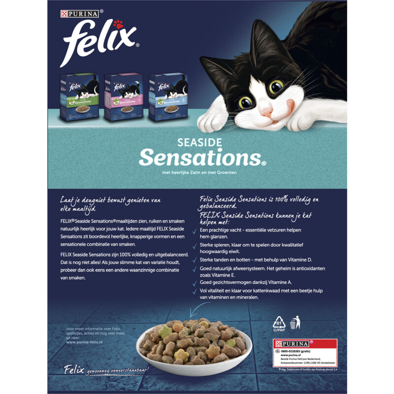 Een afbeelding van Felix Sensations seaside met zalm & groenten