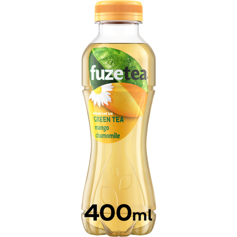 Een afbeelding van Fuze Tea Green ice tea mango chamomile