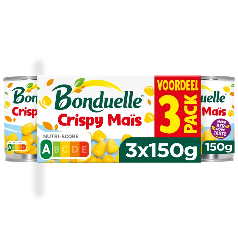 Bonduelle Crispy maïs 3-pack voordeel