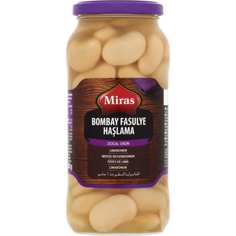 Een afbeelding van Miras Gekookte wite bonen Jumbo