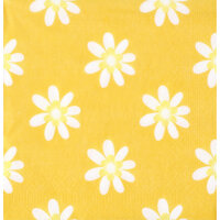 Een afbeelding van AH Servet bloem geel 33x33cm