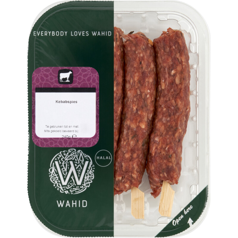 Een afbeelding van Wahid Kebab spies