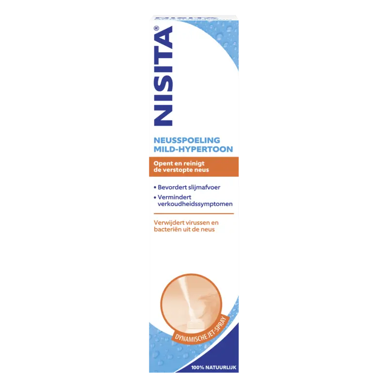 Neusspoeling mild-hypertoon jet-spray