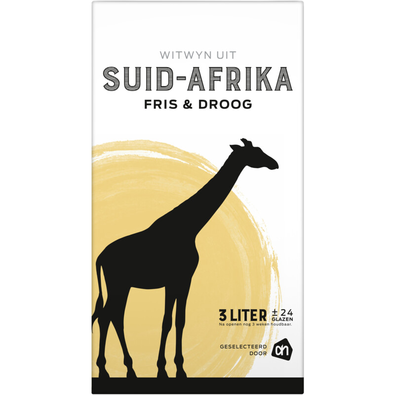Een afbeelding van AH Fris & droge Zuid-Afrikaanse wijntap wit
