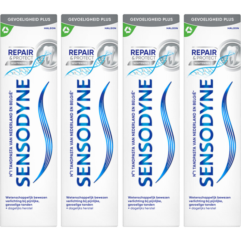 Een afbeelding van Sensodyne Repair Protect 4-pack