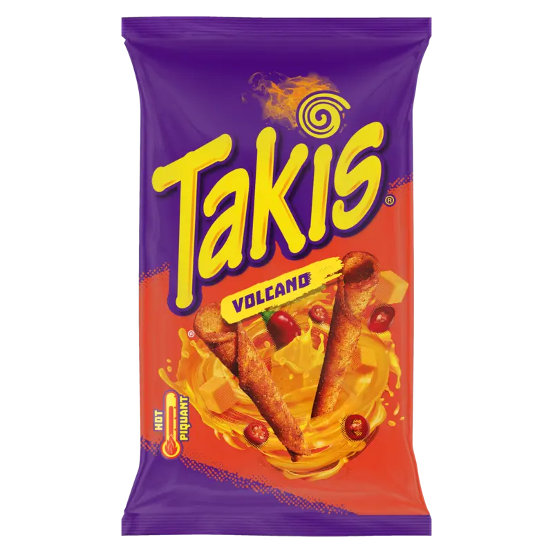 Volcano Cheese and Chilli Flavoured Fried Corn Snack