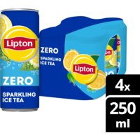 Een afbeelding van Lipton Ice tea sparkling zero sugar 4-pack