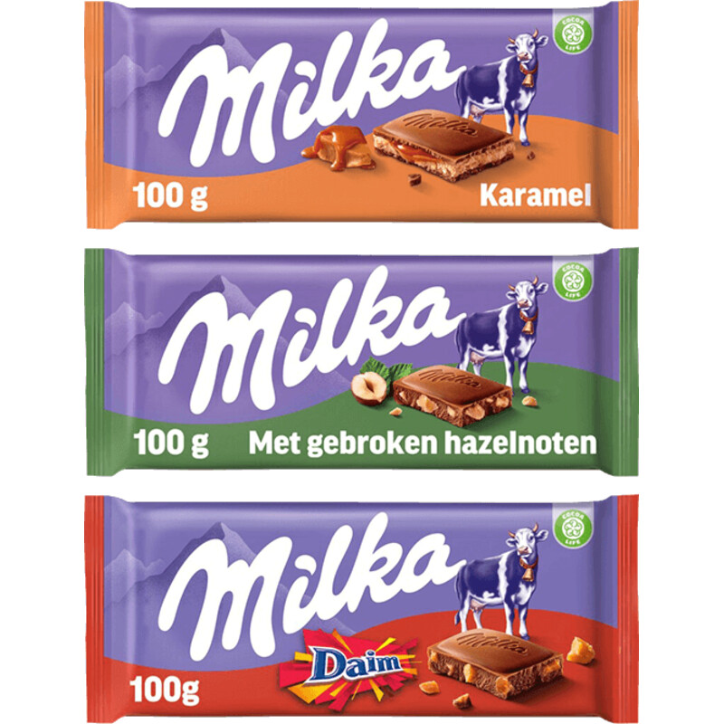 Een afbeelding van Milka chocolade repen voordeelpakket