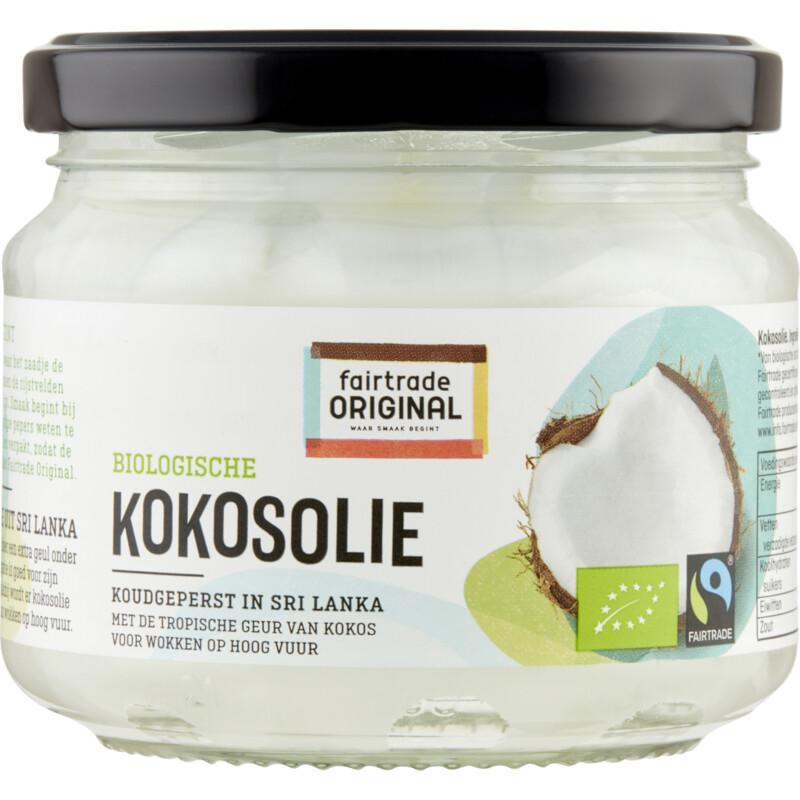 Een afbeelding van Fairtrade Original Biologische kokosolie