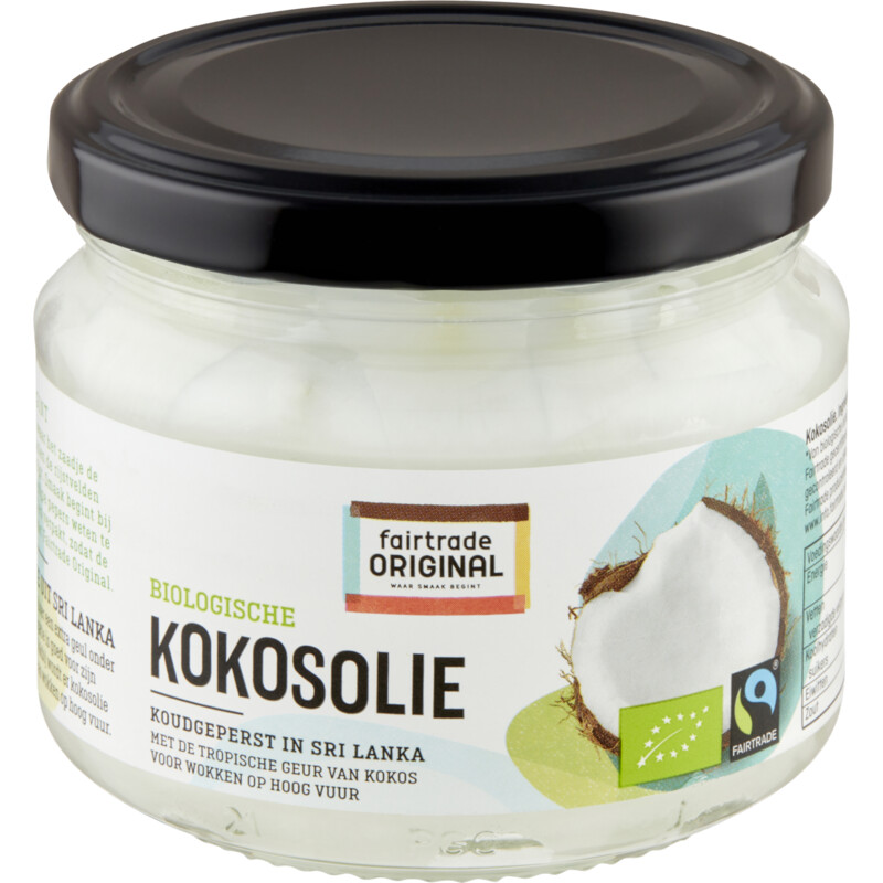 Een afbeelding van Fairtrade Original Biologische kokosolie