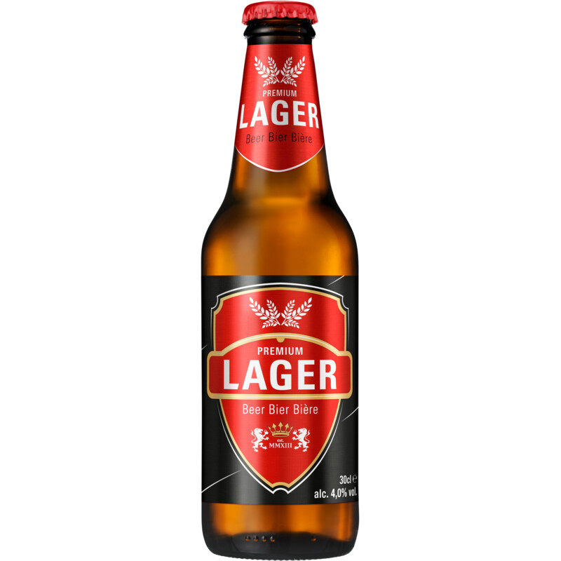 Een afbeelding van Premium Lager Premium lager 0,3lt fles