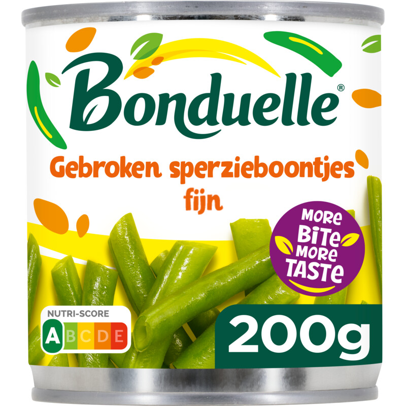 Een afbeelding van Bonduelle Gebroken sperzieboontjes fijn