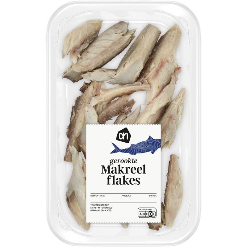 Een afbeelding van AH Gerookte makreel flakes